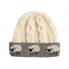 JM Cooper Aran Sheep Hat Ecru JM Cooper Aran Sheep Hat Ecru