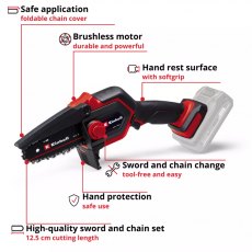 Einhell GE-PS 18/15 Li BL-Solo Cordless Pruning Chainsaw Bare Tool Einhell GE-PS 18/15 Li BL-Solo Cordless Pruning Chainsaw Bare Tool