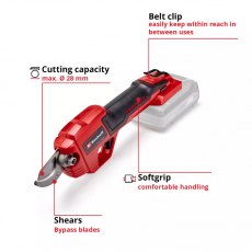Einhell GE-LS 18 Li-Solo Cordless Pruning Shears Bare Tool Einhell GE-LS 18 Li-Solo Cordless Pruning Shears Bare Tool