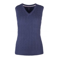 Rydale Emma V Neck Knitted Vest Navy