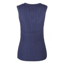 Rydale Emma V Neck Knitted Vest Navy