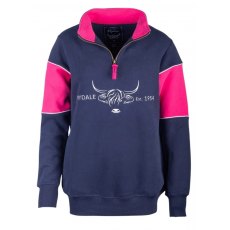 Rydale Byland Cow Sweatshirt Navy/Bonbon Rydale Byland Cow Sweatshirt Navy/Bonbon