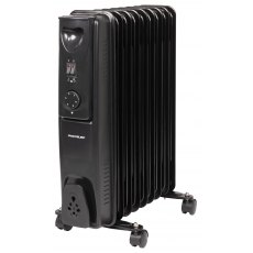 Pro Elec Oil Filled Radiator Black 2000w