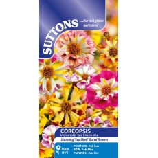 Suttons Coreopsis Incredible Sea Shells Mix Seeds