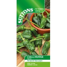 Suttons Padron Chilli Pepper Seeds