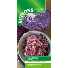 Suttons Red Bowl Cabbage F1 Seeds