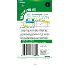 Suttons Winner Leek Seeds