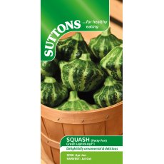 Suttons Green Lightening Patty Pan Squash F1 Seeds