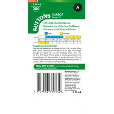 Suttons Octavo Carrot F1 Seeds