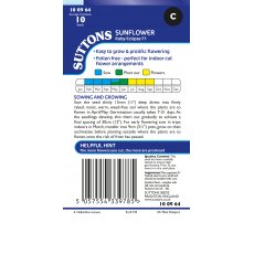 Suttons Ruby Eclipse Sunflower F1 Seeds