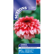 Suttons Zinnia Zinderella Fizz Seeds