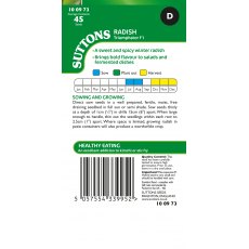 Suttons Triumphator Radish F1 Seeds