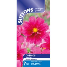 Suttons Bipinnatus Fandango Cosmos Seeds