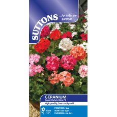 Suttons Super Hybrid Geranium F2 Seeds