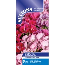 Suttons Godetia Precious Gems Mix Seeds