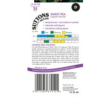 Suttons Fragrant Tide Sweet Pea Seeds