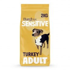 Burgess Adult Sensitive Turkey & Rice Dog Food 2kg Burgess Adult Sensitive Turkey & Rice Dog Food 2kg