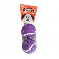 Pet Touch Playtime Doggy Squeaky Play Balls 2 Pack Assorted Pet Touch Playtime Doggy Squeaky Play Balls 2 Pack Assorted