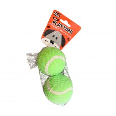 Pet Touch Playtime Doggy Squeaky Play Balls 2 Pack Assorted Pet Touch Playtime Doggy Squeaky Play Balls 2 Pack Assorted