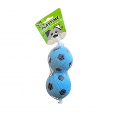 Pet Touch Playtime Doggy Sports Play Balls 2 Pack Assorted Pet Touch Playtime Doggy Sports Play Balls 2 Pack Assorted