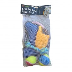 Pet Living Doggy Play Toy Set 6 Pack Pet Living Doggy Play Toy Set 6 Pack