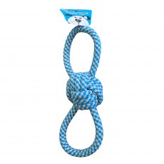 Pet Touch Playtime Rope Knot Ball With Handles Dog Toy Assorted Pet Touch Playtime Rope Knot Ball With Handles Dog Toy Assorted