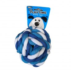 Pet Touch Playtime Braided Rope Knot Ball Assorted Pet Touch Playtime Braided Rope Knot Ball Assorted