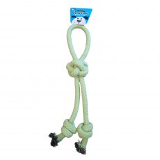 Pet Touch Playtime Twin Rope With Handle Dog Toy Assorted Pet Touch Playtime Twin Rope With Handle Dog Toy Assorted