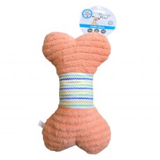 Pet Living Time To Play Plush Bone Squeak Dog Toy Assorted Pet Living Time To Play Plush Bone Squeak Dog Toy Assorted