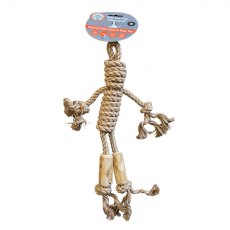 Pet Living Coffee Wood & Rope Dog Toy Assorted Pet Living Coffee Wood & Rope Dog Toy Assorted