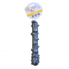 Pet Living Thermoplastic Rubber Spike Stick Squeak Dog Toy Assorted Pet Living Thermoplastic Rubber Spike Stick Squeak Dog Toy Assorted