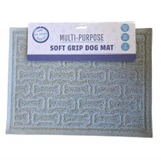 Pet Living Multi Purpose Soft Grip Rectangular Dog Mat Assorted