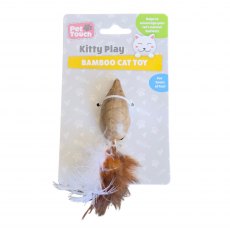 Pet Touch Kitty Play Bamboo Animal Cat Toy Assorted