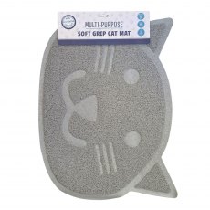 Pet Living Multi Purpose Soft Grip Face Cat Mat Assorted Pet Living Multi Purpose Soft Grip Face Cat Mat Assorted