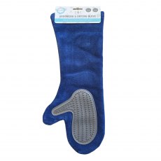 Pet Living 2 In 1 Grooming & Drying Glove Assorted Pet Living 2 In 1 Grooming & Drying Glove Assorted