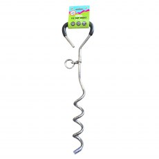 Pet Living Spiral Tie Out Stake 9mm x 18" Assorted Pet Living Spiral Tie Out Stake 9mm x 18" Assorted