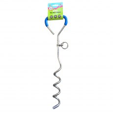 Pet Living Spiral Tie Out Stake 9mm x 18" Assorted Pet Living Spiral Tie Out Stake 9mm x 18" Assorted