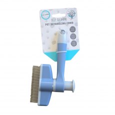 Pet Living Self Cleaning Pet Detangling Comb Assorted Pet Living Self Cleaning Pet Detangling Comb Assorted