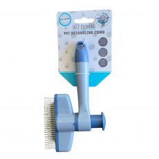 Pet Living Self Cleaning Pet Detangling Comb Assorted Pet Living Self Cleaning Pet Detangling Comb Assorted