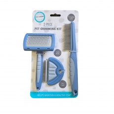 Pet Living Pet Grooming Kit 3 Piece Assorted Pet Living Pet Grooming Kit 3 Piece Assorted
