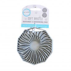 Pet Living Soft Bristle Massage & Grooming Pad Assorted Pet Living Soft Bristle Massage & Grooming Pad Assorted