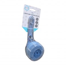 Pet Living 2 in 1 Bath & Groom Brush Assorted Pet Living 2 in 1 Bath & Groom Brush Assorted