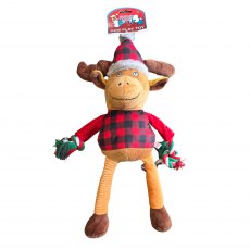 Paws Behaving Badly Christmas Plush Rope Arms Dog Toy Assorted Paws Behaving Badly Christmas Plush Rope Arms Dog Toy Assorted