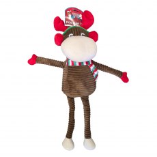 Paws Behaving Badly Christmas Plush Cord Squeak Dog Toy Assorted Paws Behaving Badly Christmas Plush Cord Squeak Dog Toy Assorted