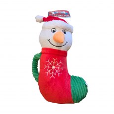 Paws Behaving Badly Christmas Plush Squeak Stocking Dog Toy Assorted Paws Behaving Badly Christmas Plush Squeak Stocking Dog Toy Assorted
