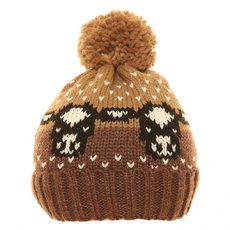 SSP Hats Ladies' Cow Knitted Bobble Hat Assorted SSP Hats Ladies' Cow Knitted Bobble Hat Assorted
