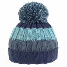 SSP Hats Men's Stripe Knitted Bobble Hat Assorted SSP Hats Men's Stripe Knitted Bobble Hat Assorted