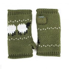 SSP Hats Ladies' Sheep Knitted Cuff Gloves Assorted SSP Hats Ladies' Sheep Knitted Cuff Gloves Assorted