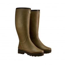 Le Chameau Ladies' Giverny Wool Lined Wellington Vert