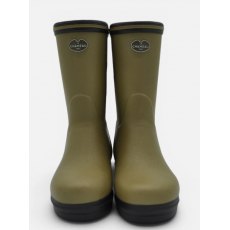 Le Chameau Kid's Petite Adventure Neoprene Lined Wellington Vert